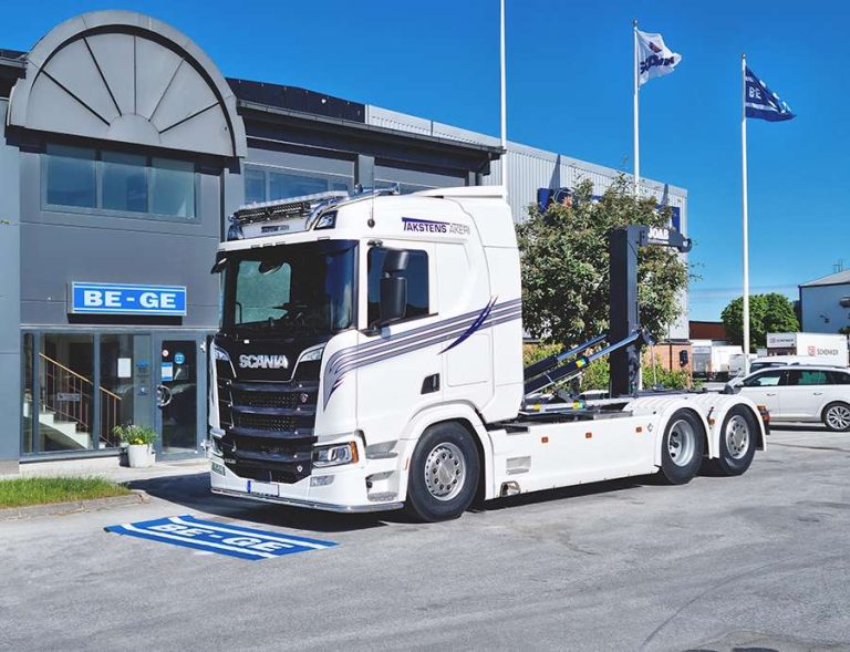 Takstens Åkeri AB. Be-Ge Lastbilar AB, världens äldsta återförsäljare till Scania